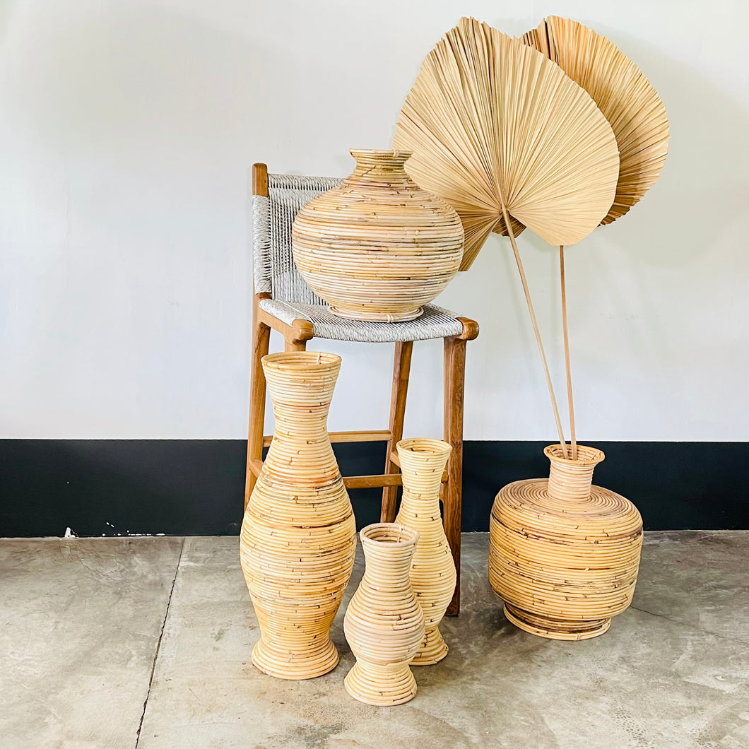 Sunda Cane Vases
